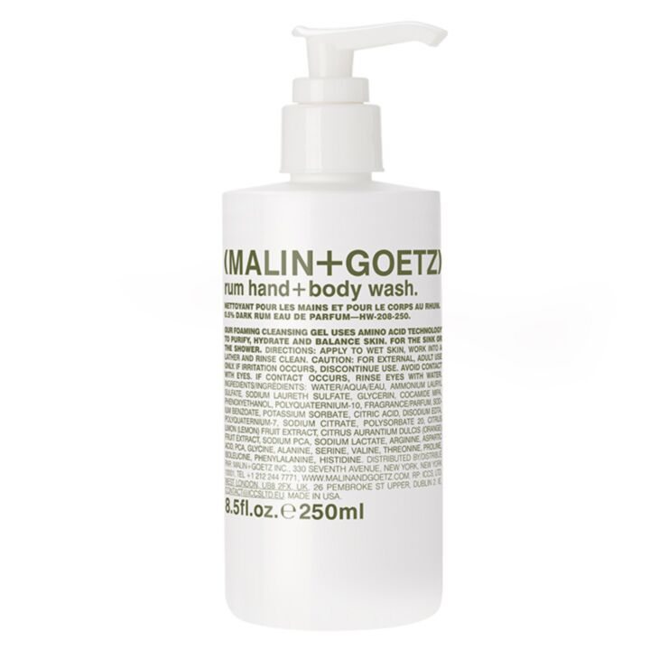 rum hand and body wash